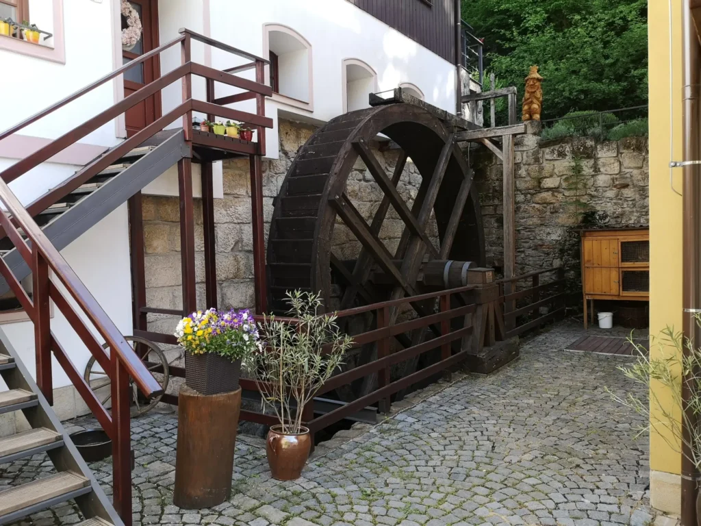 Černodolský mlýn - mlýnské kolo