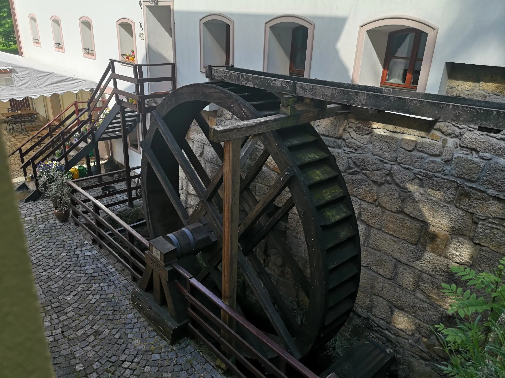 Černodolský mlýn - mlýnské kolo